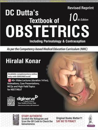 DC Dutta's Textbook of Obstetrics including Perinatology & Contraception (Revised Reprint)