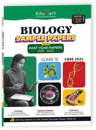 Educart Cbse Biology Class 12 Sample Paper 2023-24 (Introducing Revision Maps And Past Year Papers) 2024