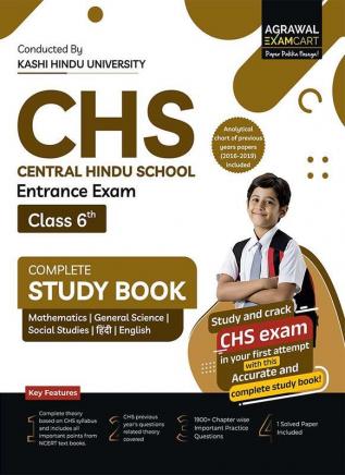 Examcart Central Hindu School Entrance Exam Class 6 Complete Guidebook For 2024 Exam In English