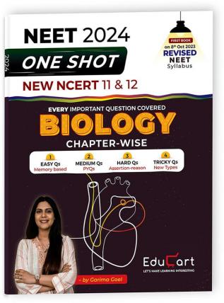 Educart Neet One Shot Biology Chapter-Wise Book On New Ncert 2024 (Garima Goel)