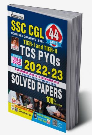 SSC CGL TIER-I and Tier-II Solved Paper-2023 (H) (44 Sets)