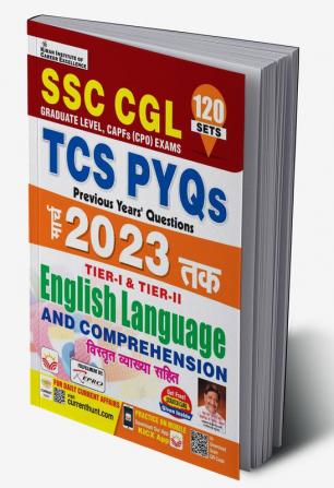 SSC CGL English Language & Comprehension TCS PYQs Till March 2023 Upadted Tier 1 & Tier 2 Solved Papers (Hindi Medium)