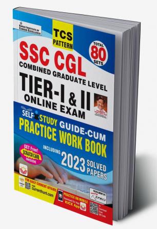 SSC CGL Self Study Guide TCS Pattern Tier 1 & Tier 2 Online Exam Practice Work Book Including PYQs 2023