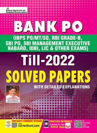 Bank PO Till 2022 Solved Papers With Detailed Explanations (English Medium) (4355)