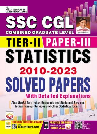 Ssc Cgl Tier-Ii Paper-Iii Statistics Solved Papers (14 Sets)