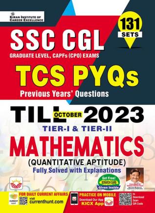 SSC CGL & CPO Mathematics Yearwise (131 Sets) 2023 (E)