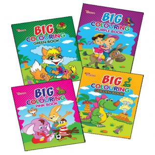 Big Colouring Books | Colouring Books for Kids | 3 to 9 Years old Kids | Best Colouring Painting and Art Book for Children| Set of 4 Books