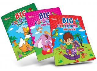 Big Colouring Books | Colouring Books for Kids | 3 to 9 Years old Kids | Best Colouring Painting and Art Book for Children| Set of 3 Books