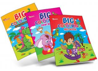 Big Colouring Books | Colouring Books for Kids | 3 to 9 Years old Kids | Best Colouring Painting and Art Book for Children| Set of 3 Books