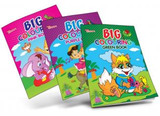 Big Colouring Books | Colouring Books for Kids | 3 to 9 Years old Kids | Best Colouring Painting and Art Book for Children| Set of 3 Books