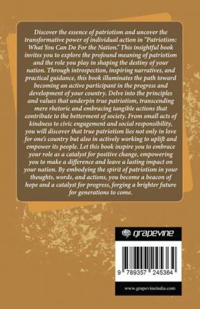 Patriotism What You Can Do For the Nation (by ITP Press)