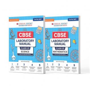 Oswaal CBSE Laboratory Manual Class 10 Science & Mathematics Book | Set of 2 Books | For Latest Exam