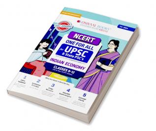 NCERT One For All for UPSC and State PSC's Indian Economy Classes 9 to 12 (Old and New NCERT Edition)