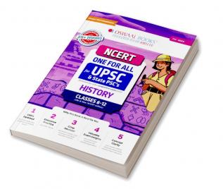 NCERT One for All for UPSC and State PSC's History Classes 6 to 12 (Old and New NCERT Edition)