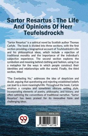 Sartor Resartus : The Life And Opinions Of Herr Teufelsdrockh