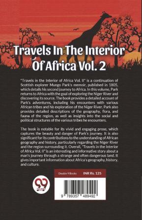 Travels In The Interior Of Africa Vol. 2