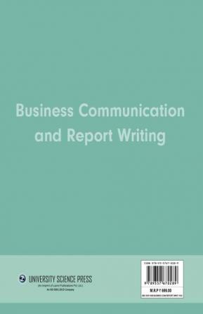 Business Communication and Report Writing