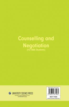 Counselling and Negotiation