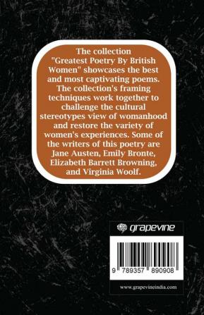 Greatest Poetry By British Women