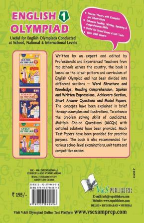 International English Olympiad - Class 1 (With OMR Sheets)
