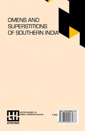 Omens And Superstitions Of Southern India