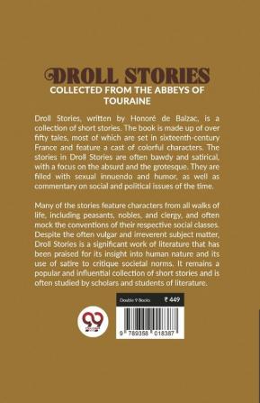 Droll Stories Collected From The Abbeys Of Touraine