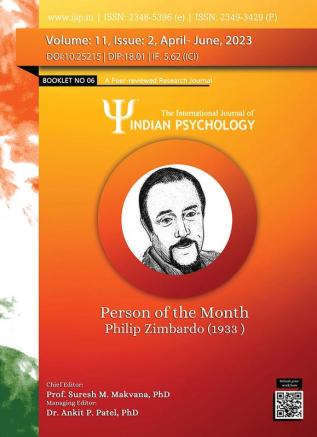 THE INTERNATIONAL JOURNAL OF INDIAN PSYCHOLOGY VOLUME 11 ISSUE 2 (Booklet 06)