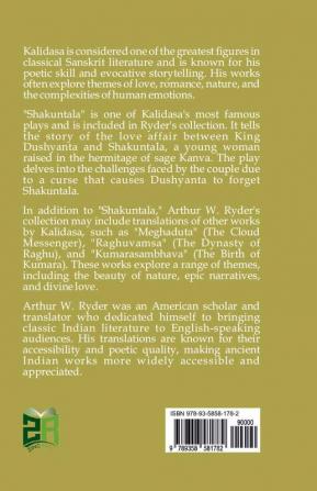 Kalidasa Translations of Shakuntala and Other Works