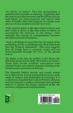 The Emerald Tablet of Hermes