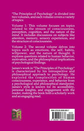 The Principles of Psychology Volume 1