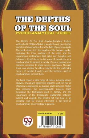 The Depths Of The Soul Psycho-Analytical Studies