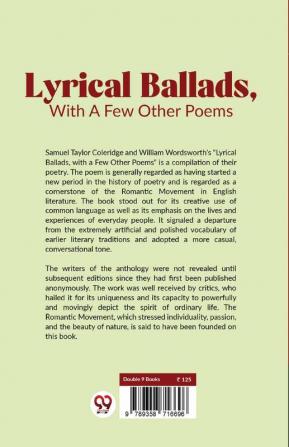 Lyrical Ballads With A Few Other Poems