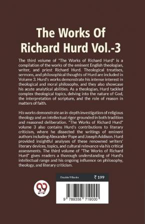 The Works Of Richard Hurd Vol.-3