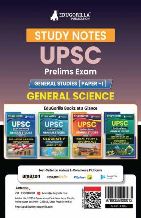 UPSC Prelims Exam 2024 (Paper-I) : General Science | Topic-wise Study Notes as Per the Latest Syllabus (NCERT) | Concise Guide Book for Complete Preparation