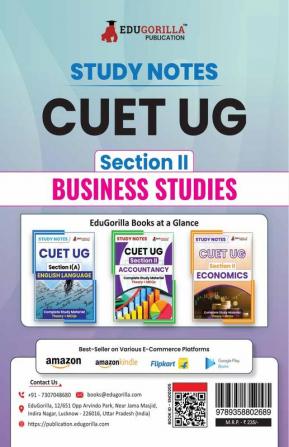 CUET UG Section II : Business Studies Guide Book 2024 with Theory + Practice MCQs for Complete Preparation | Conducted by NTA