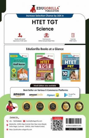 HTET TGT Science Exam Book 2023 (English Edition) | Haryana Teacher's Eligibility Test | 10 Practice Tests (1500 Solved MCQ) with Free Access To Online Tests