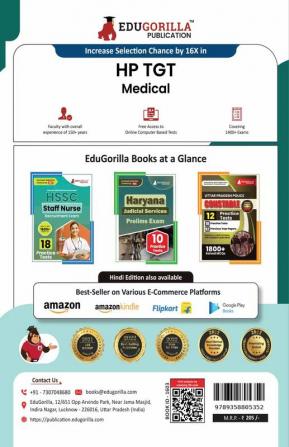 HP TGT Medical Exam Book 2023 (English Edition) | Himachal Pradesh - Trained Graduate Teacher | 10 Practice Tests (1500 Solved MCQ) with Free Access To Online Tests