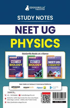 NEET UG Physics Study Notes 2024 with Theory + Practice MCQs for Complete Preparation | Based on New Syllabus as per NMC