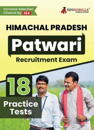 HP Patwari Recruitment Exam Book 2023 (English Edition) | Himachal Pradesh | 18 Practice Tests (1800 Solved MCQs) with Free Access To Online Tests