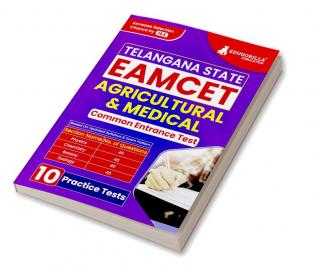 TS EAMCET : Agricultural and Medical Entrance Exam Prep Book | Physics, Chemistry, Botany, Zoology | 10 Solved Practice Mock Tests (1600+ MCQs) with Free Access to Online Tests