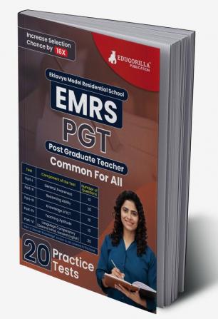 EMRS PGT : Common For All Exam Book 2023 (English Edition)- Eklavya Model Residential School Post Graduate Teacher - 20 Practice Tests (1400+ Solved MCQs) with Free Access To Online Tests