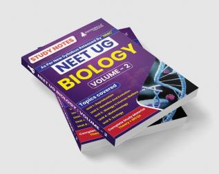 NEET UG Biology Study Notes 2024 (Volume-2) with Theory + Practice MCQs for Complete Preparation - Based on New Syllabus as per NMC | Includes A&R and Statement Type Questions