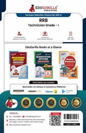 RRB Technician Grade I (Signal) Exam Book 2024 | Railway Recruitment Board - 15 Full-length Mock Tests (1500 Solved MCQs)