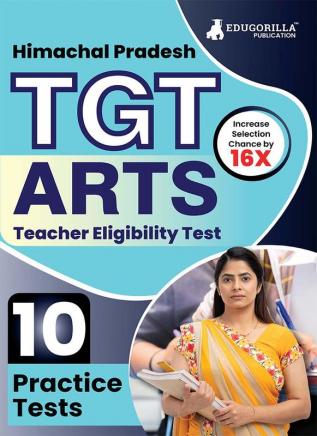 HP TGT Arts Book 2023 (English Edition) | Himachal Pradesh - Trained Graduate Teacher | 10 Practice Tests (1500 Solved MCQ) with Free Access To Online Tests