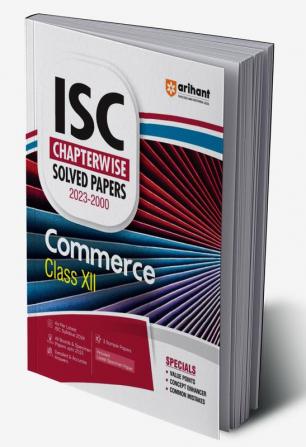 ISC Chapterwise Solved Papers 2023-2000 Commerce Class 12th