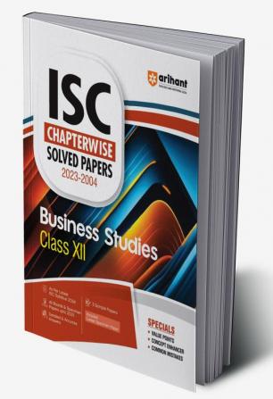 ISC Chapterwise Solved Papers 2023-2000 Business Studies Class 12th