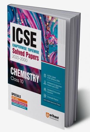 ICSE Chapterwise Topicwise Solved Papers 2023-2000 Chemistry Class 10th