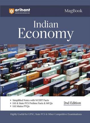 Arihant Magbook Indian Economics for UPSC Civil Services IAS Prelims / State PCS & other Competitive Exam | IAS Mains PYQs