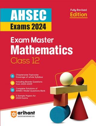 Exam Master Class 12th Mathematics for AHSEC Exam 2024