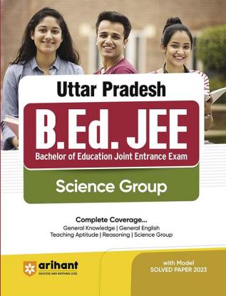 Arihant UP B.Ed JEE Science Group Guide With Model Solved Paper For 2024 Exam